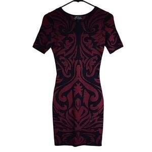 Ronny Kobo Gothic Brocade Damask Dress